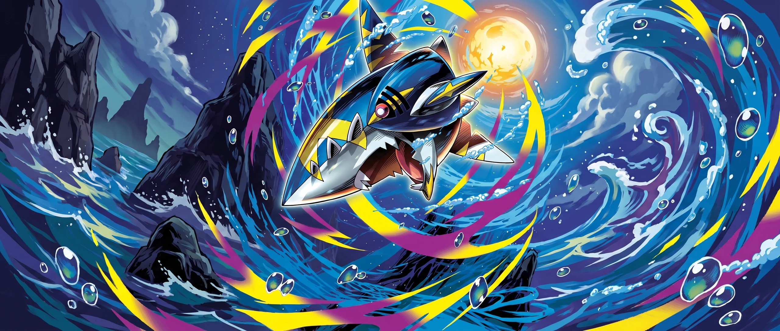 Panorama Poko·Art de Sharpedo, d’après nagimiso.