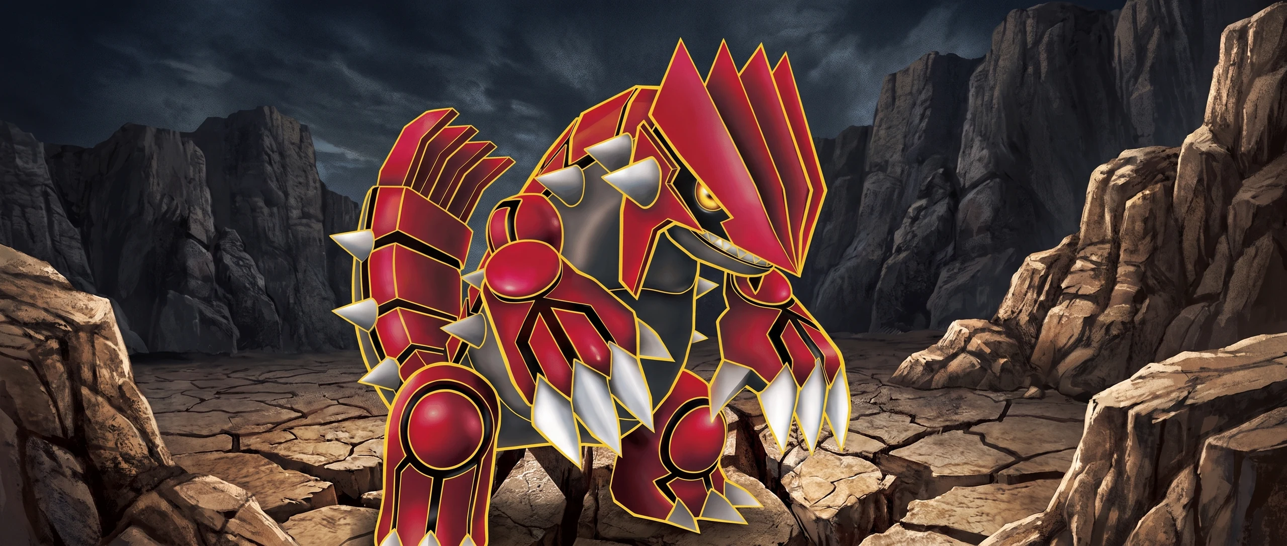 Panorama Poko·Art de Groudon-EX, d’après 5ban Graphics.