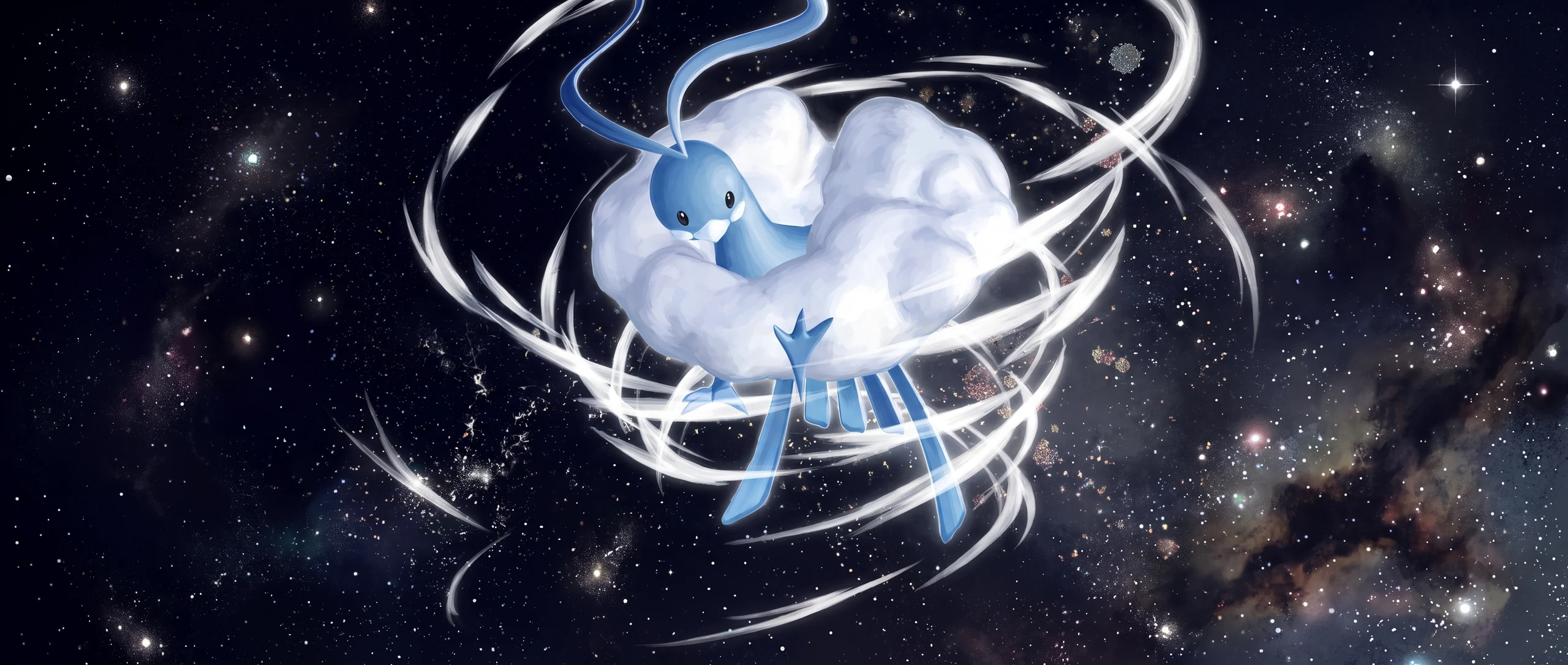 Panorama Poko·Art de Altaria ex, d’après Ryo Ueda.