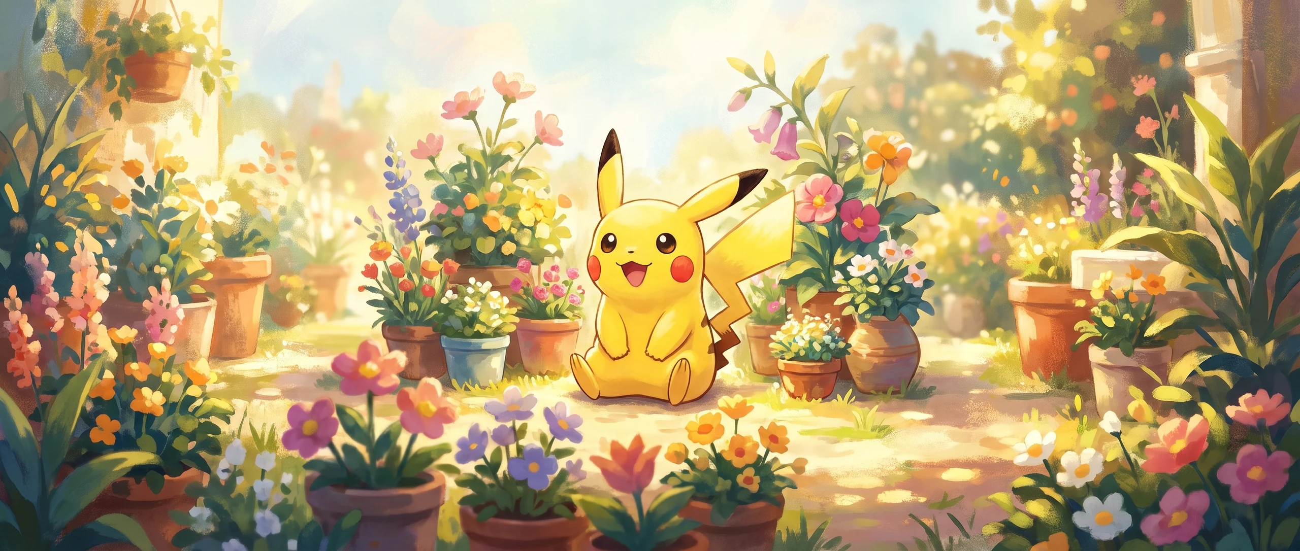 Panorama Poko·Art de Pikachu, d’après satoma.