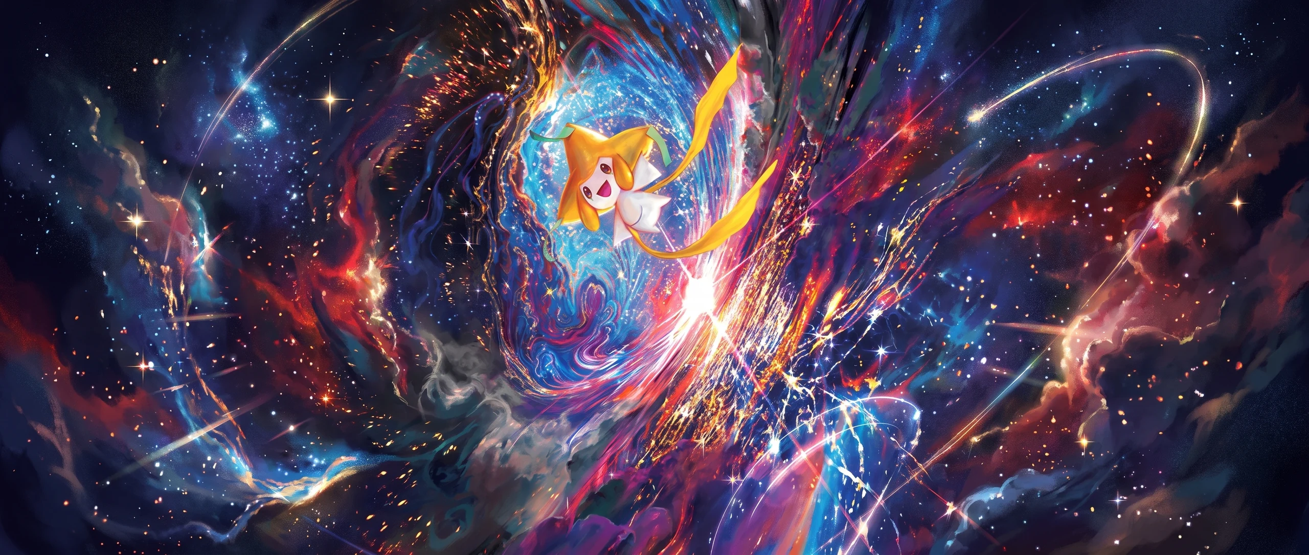 Panorama Poko·Art de Jirachi-ex, d’après AKIRA EGAWA.