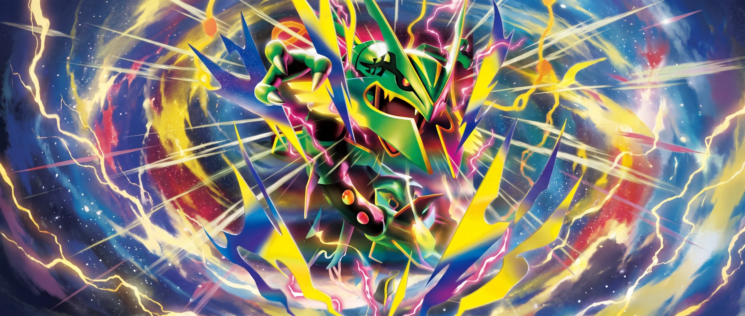 Panorama Poko·Art de Méga-Rayquaza ex, d’après takuyoa.