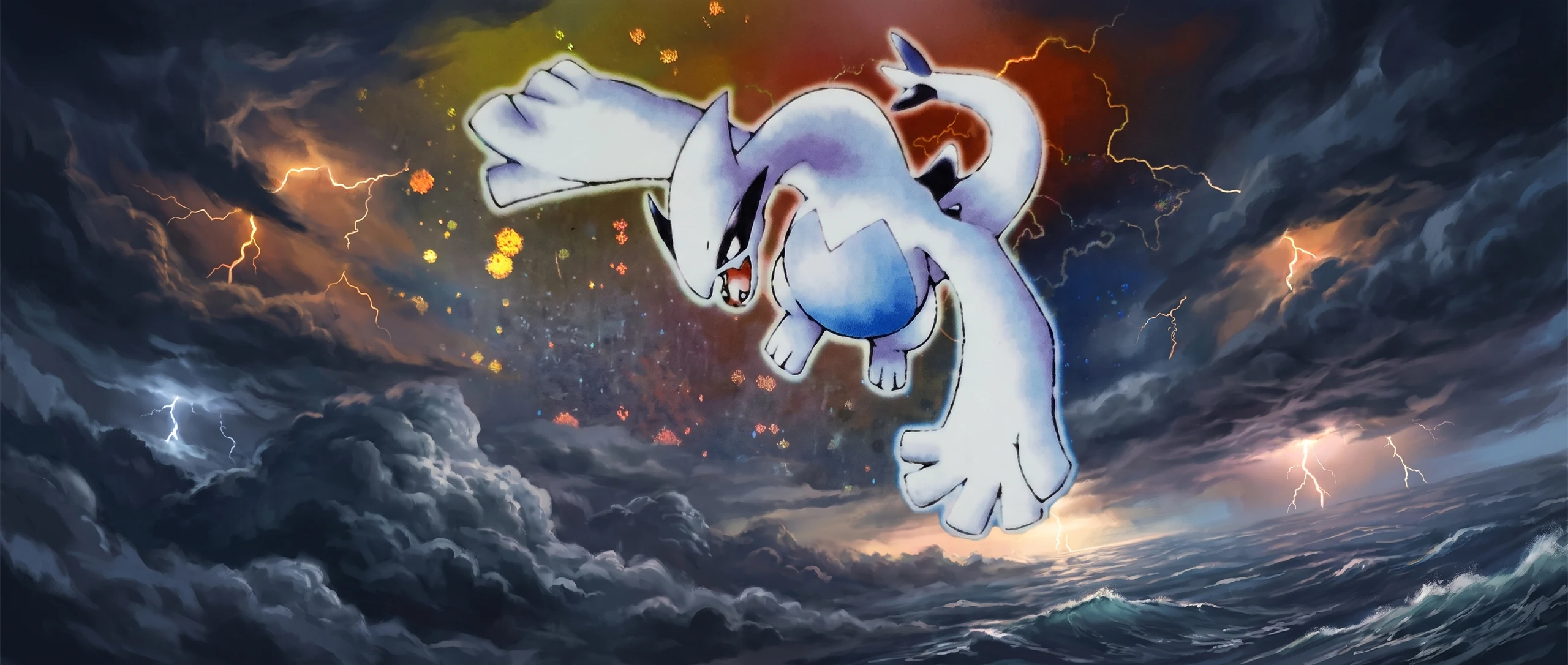 Panorama Poko·Art de Lugia, d’après Hironobu Yoshida.