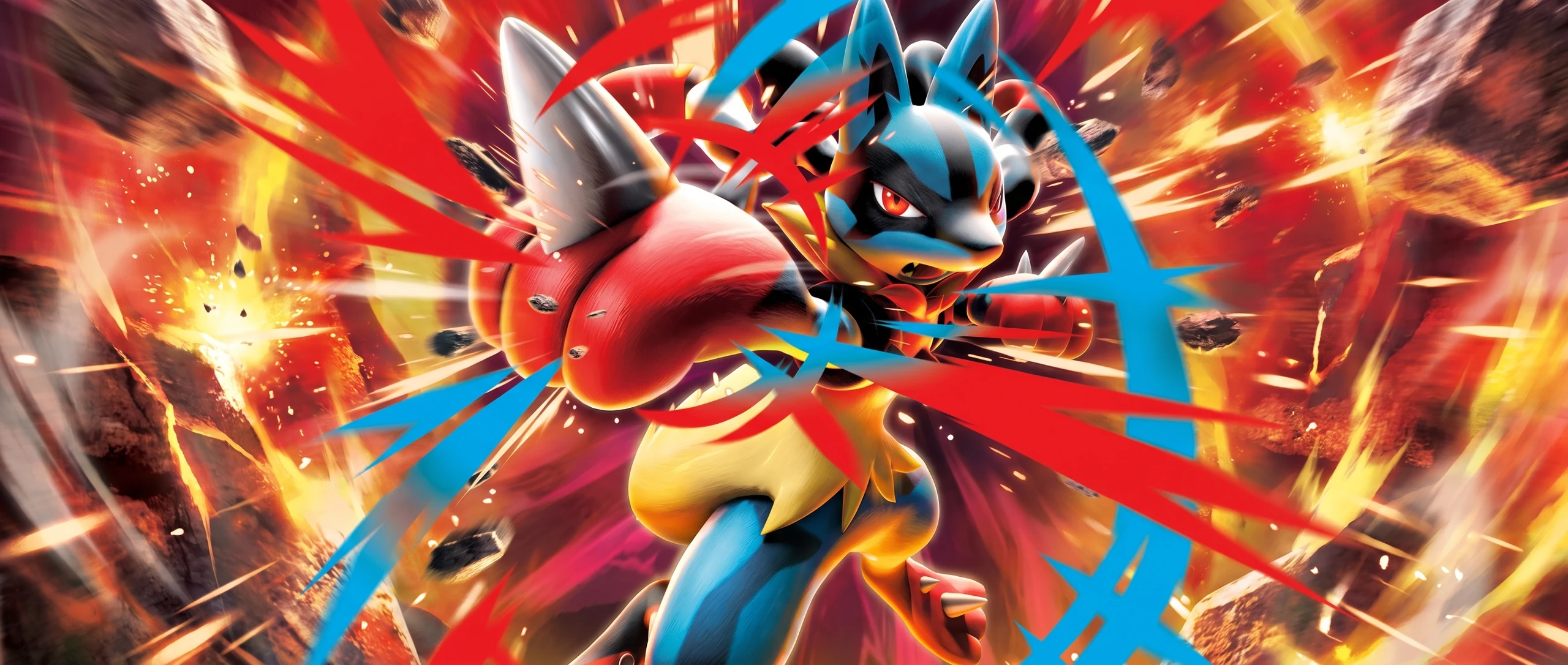 Panorama Poko·Art de Méga-Lucario-ex, d’après 5ban Graphics.
