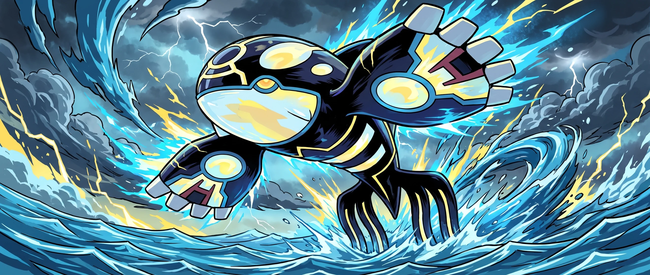 Panorama Poko·Art de PrimoKyogre EX, d’après 5ban Graphics.
