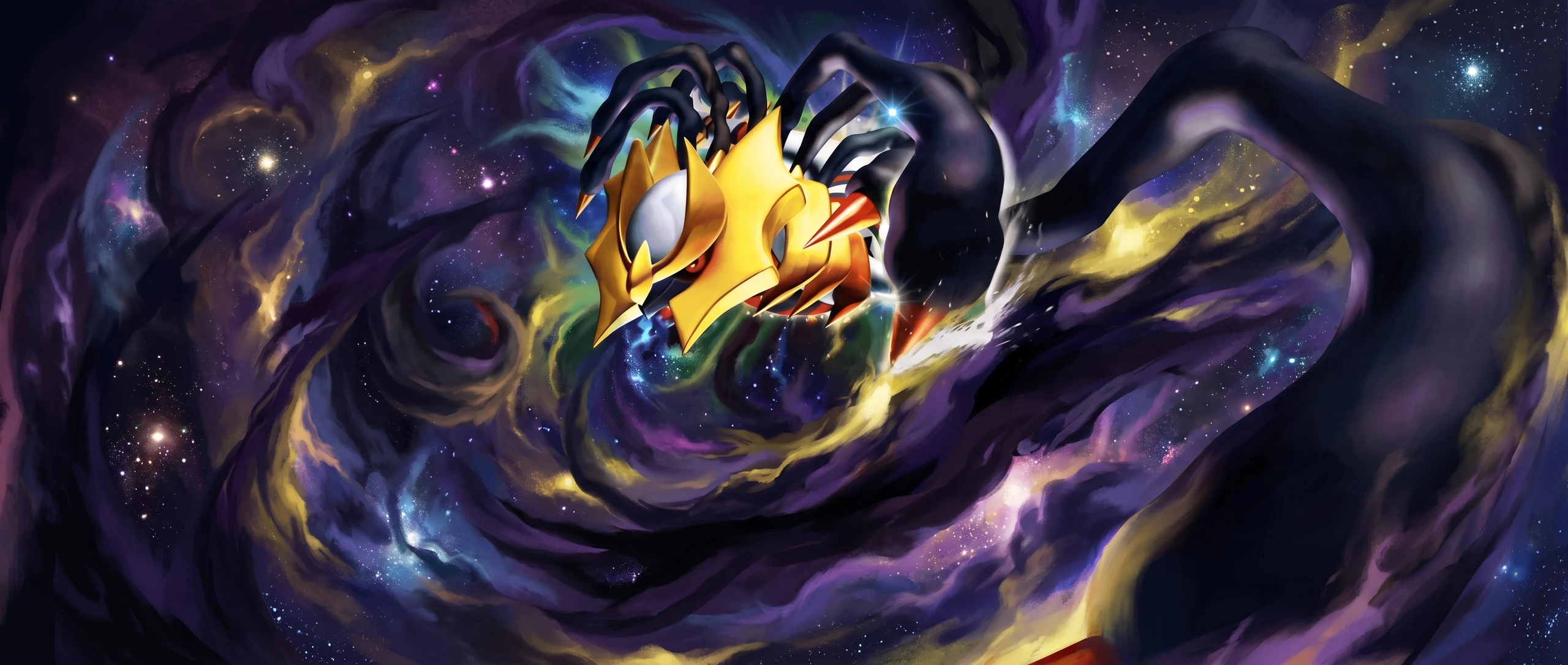 Panorama Poko·Art de Giratina, d’après Shizurow.