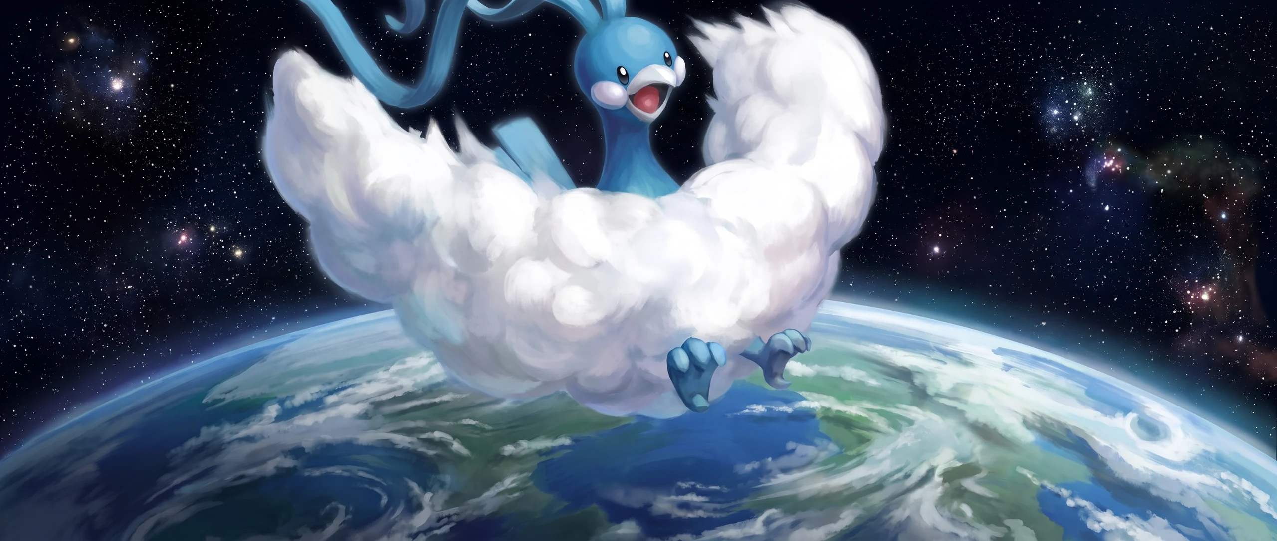 Panorama Poko·Art de Altaria ex δ, d’après Shizurow.