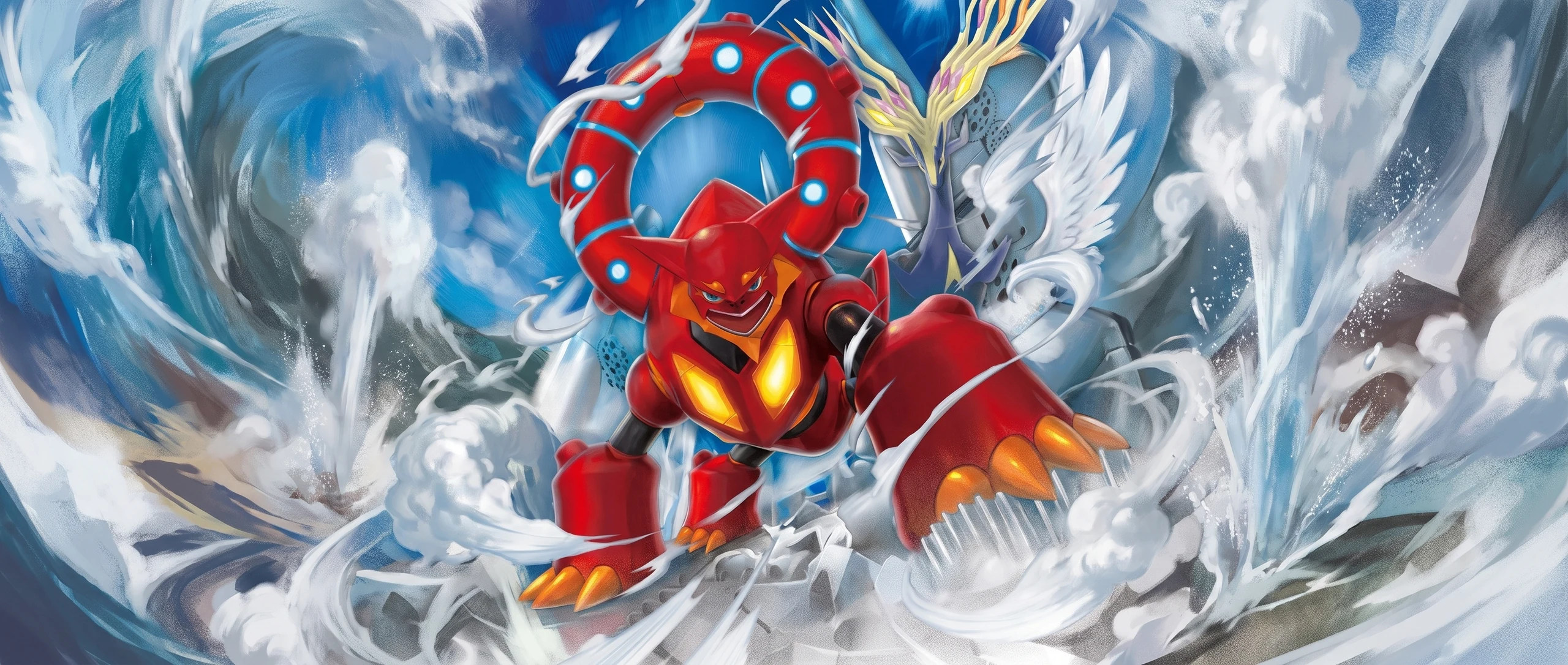 Panorama Poko·Art de Volcanion EX, d’après 5ban Graphics.