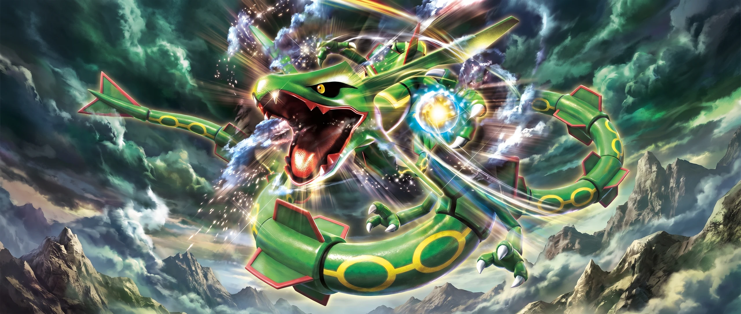 Panorama Poko·Art de Rayquaza EX, d’après PLANETA.
