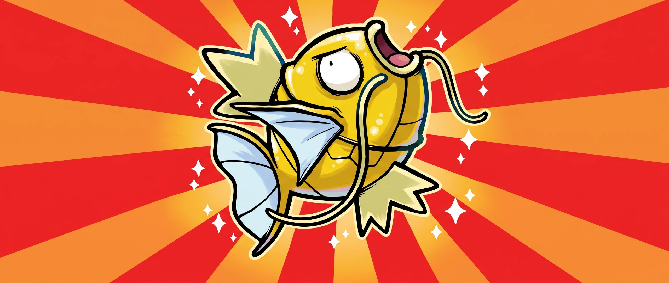 Panorama Poko·Art de Magicarpe, d’après Saya Tsuruta.