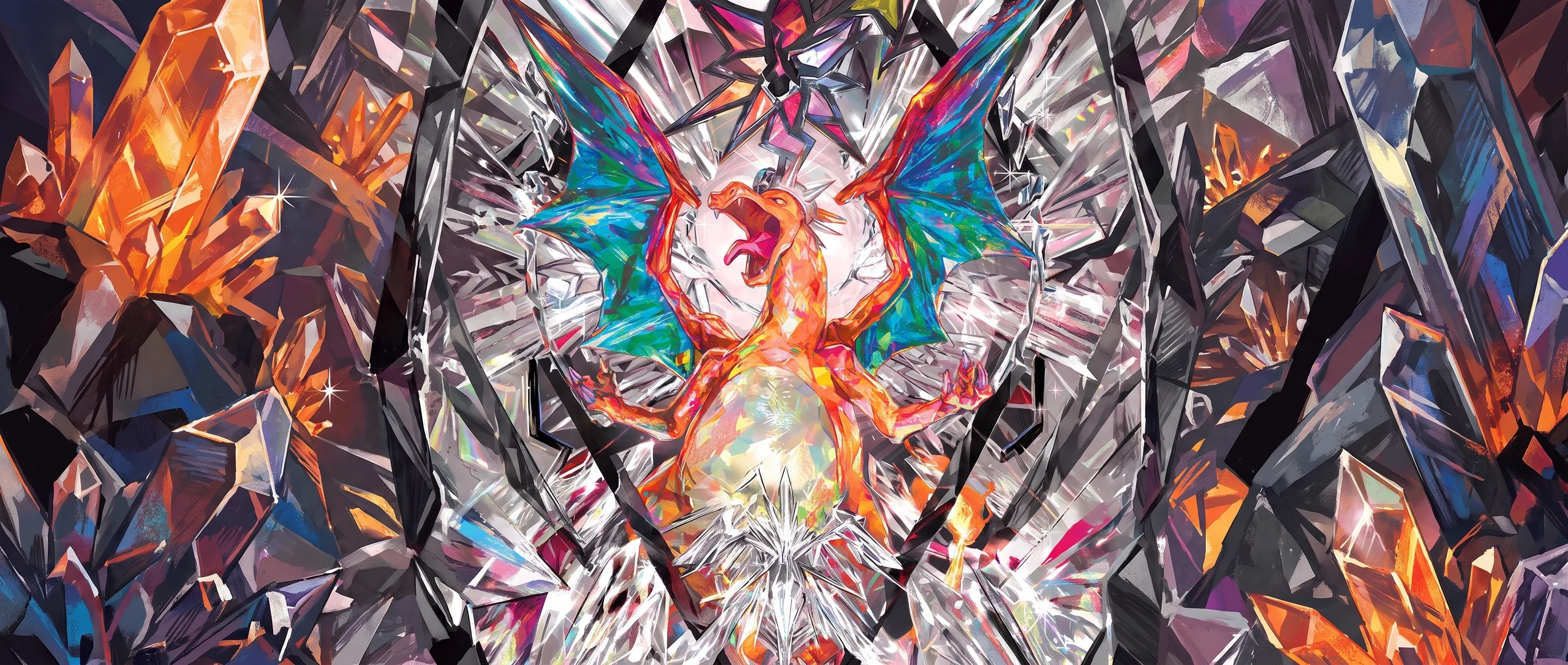 Panorama Poko·Art de Dracaufeu-ex, d’après AKIRA EGAWA.