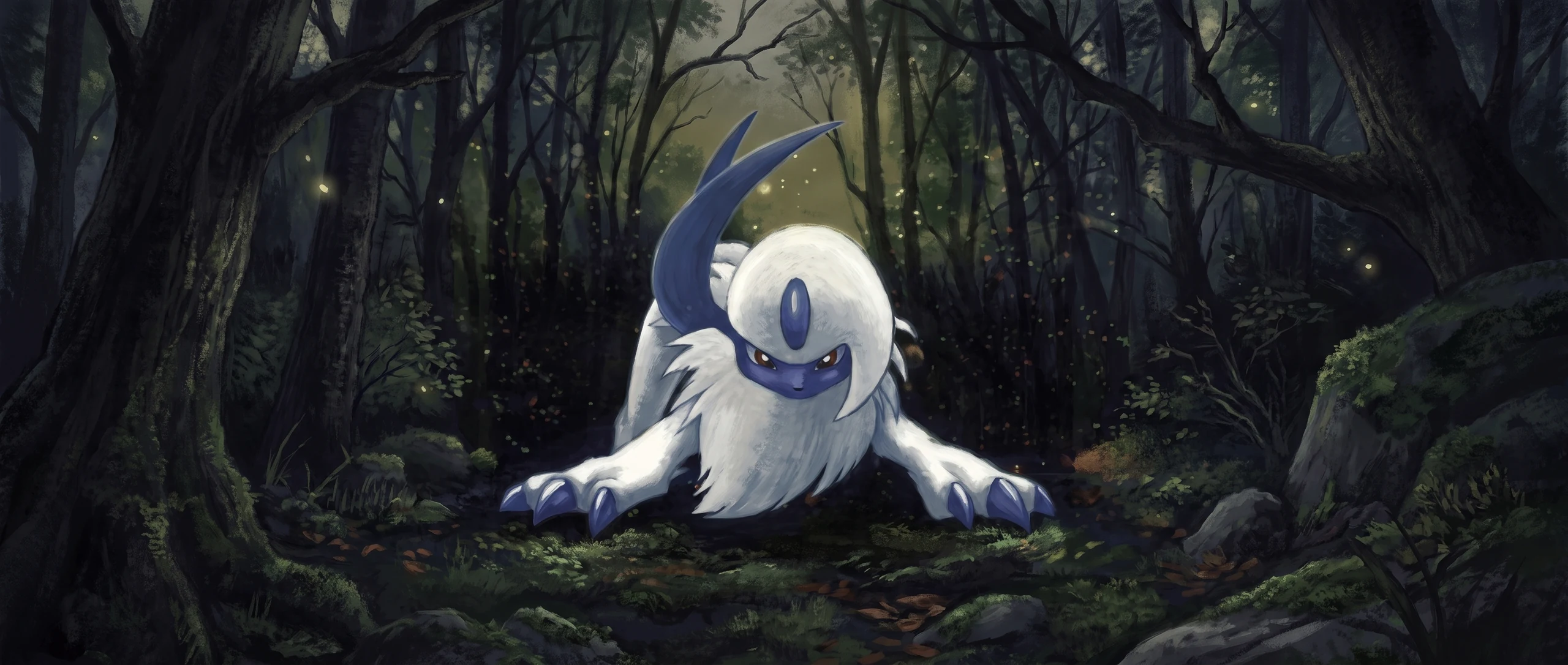 Panorama Poko·Art de Absol, d’après Naoyo Kimura.