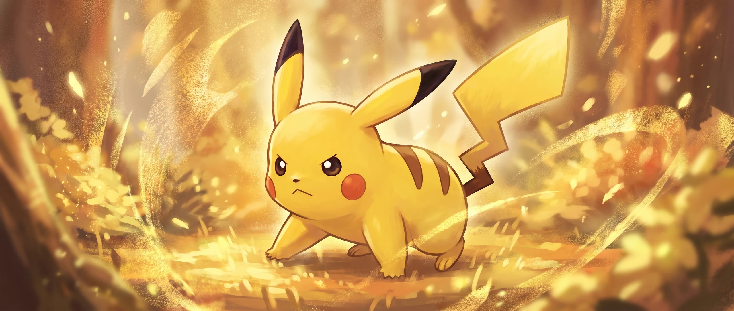 Panorama Poko·Art de Pikachu, d’après Nurikabe.