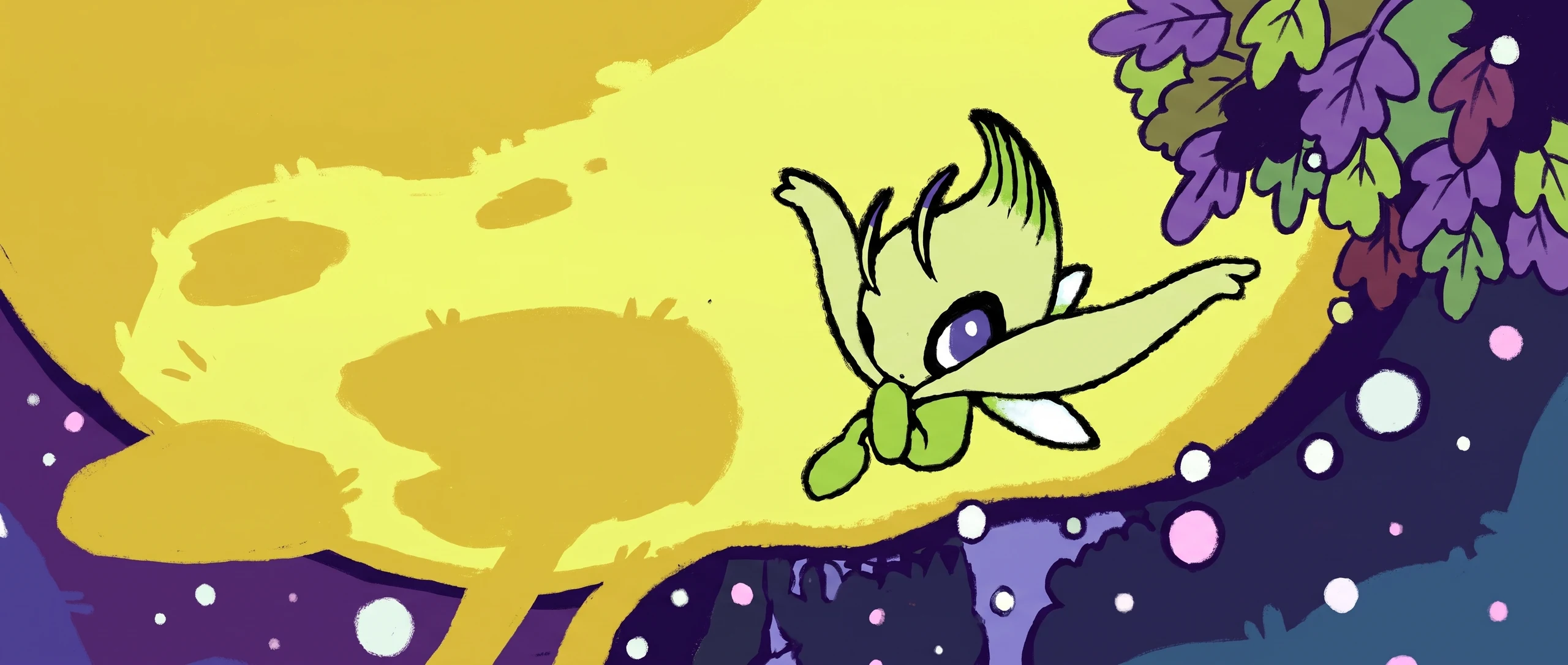 Panorama Poko·Art de Celebi, d’après Sumiyoshi Kizuki.