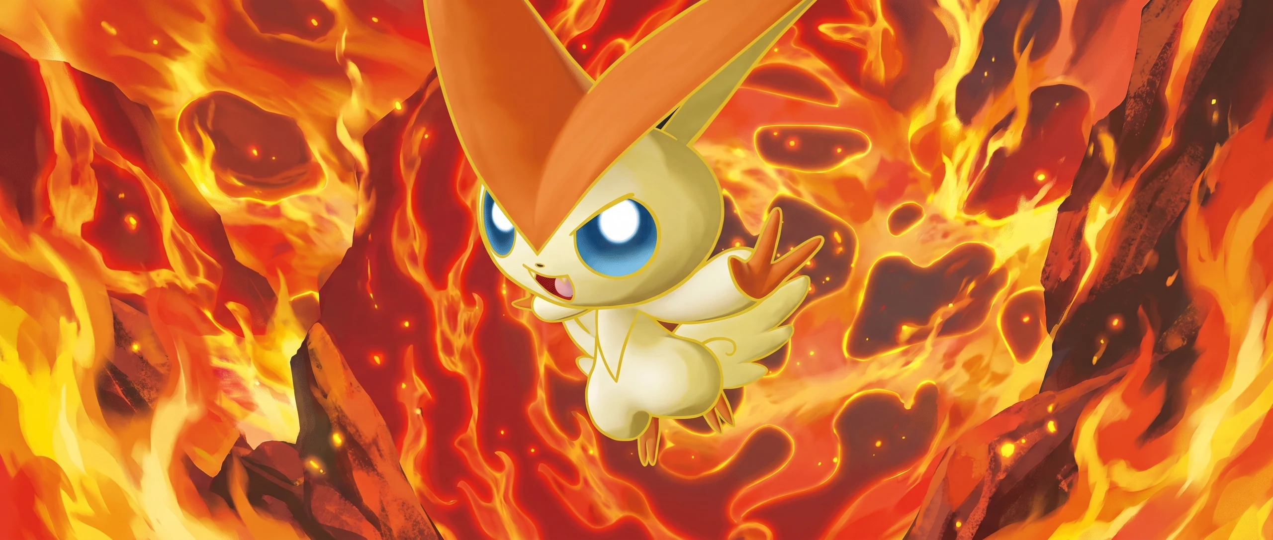 Panorama Poko·Art de Victini-EX, d’après Ryo Ueda.