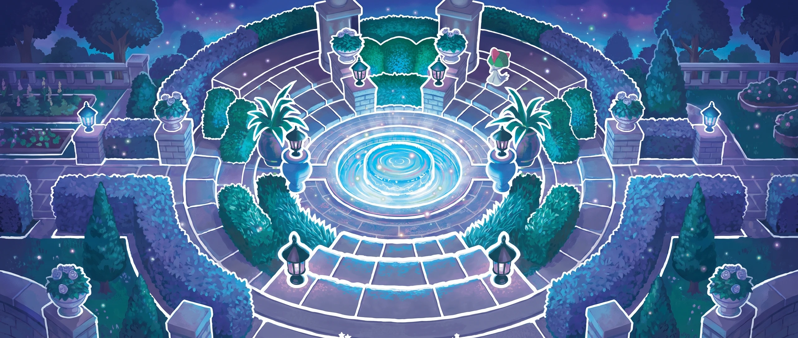 Panorama Poko·Art de Jardin Mystère, d’après AYUMI ODASHIMA.