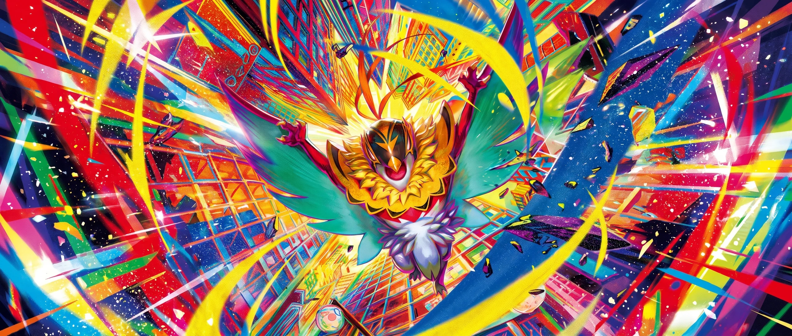 Panorama Poko·Art de メガルチャブルex, d’après AKIRA EGAWA.