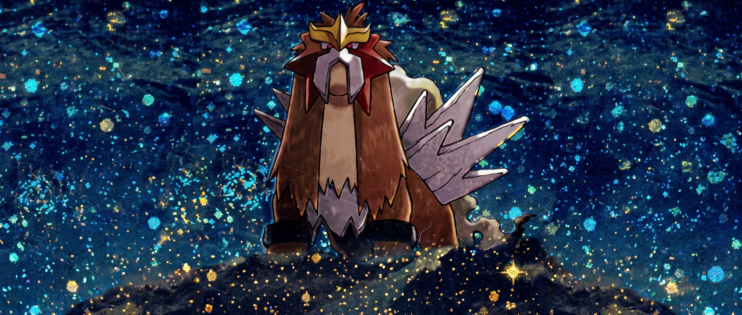 Panorama Poko·Art de Entei, d’après Ken Sugimori.