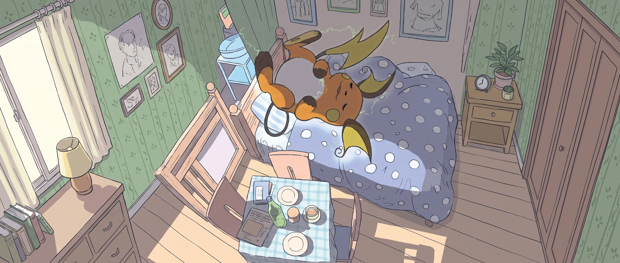 Panorama Poko·Art de Raichu, d’après Toshinao Aoki.