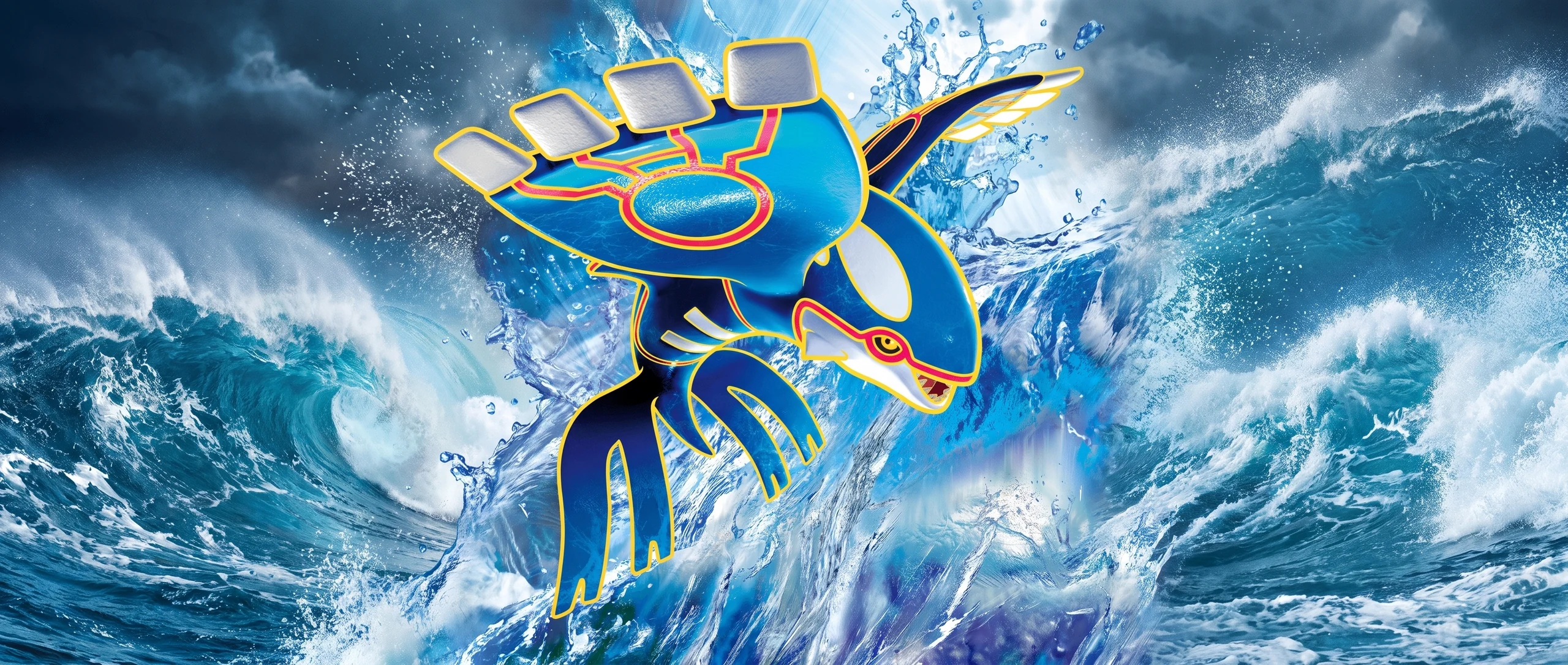 Panorama Poko·Art de Kyogre EX, d’après 5ban Graphics.