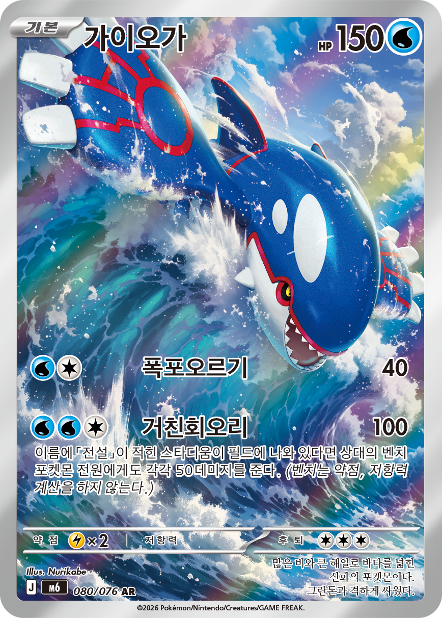 Kyogre M6 80