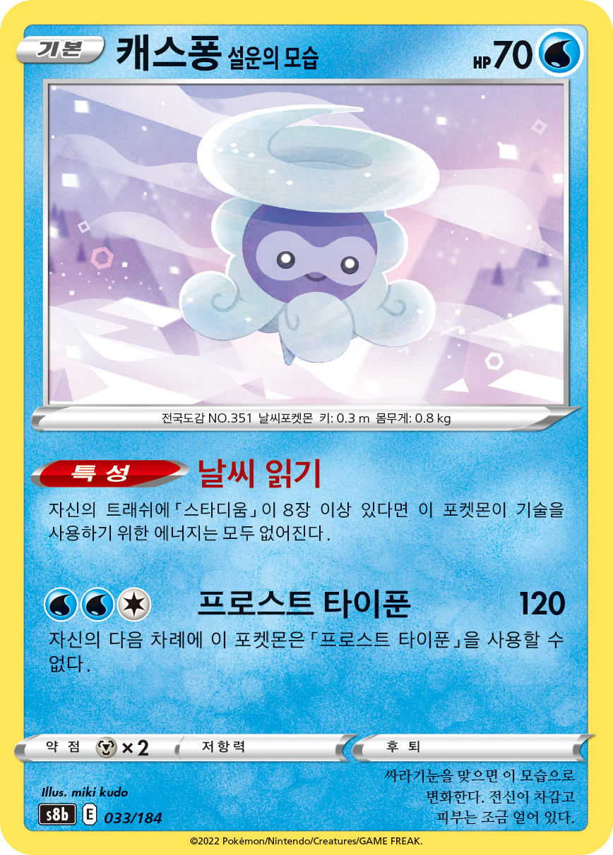 Castform Snowy Form