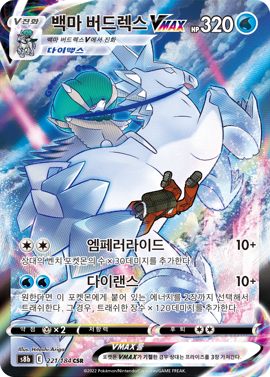 Ice Rider Calyrex VMAX S8b 221