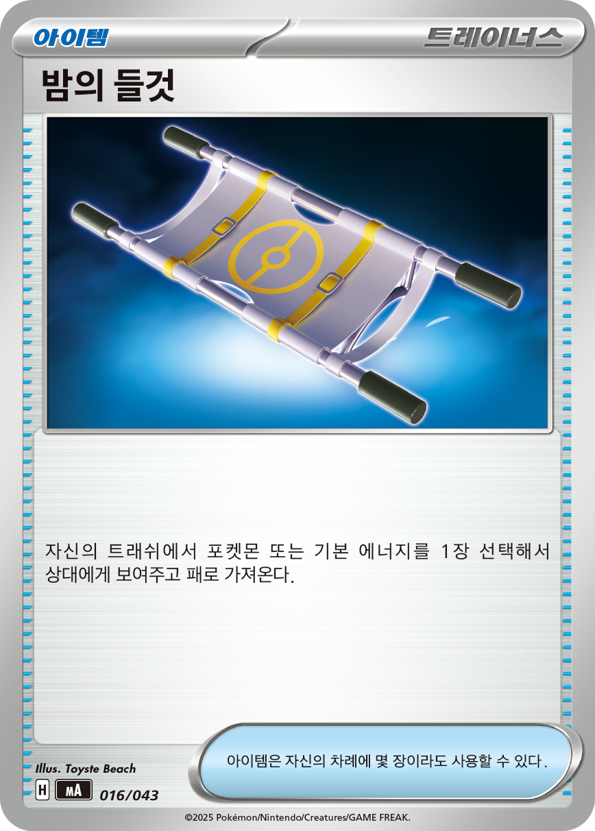 밤의 들것