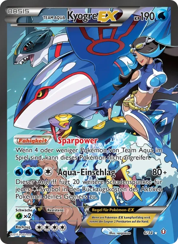Team Aqua's Kyogre EX