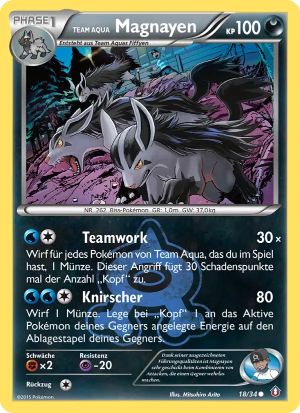 Team Aqua's Mightyena