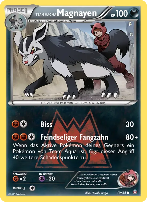 Team Magma's Mightyena