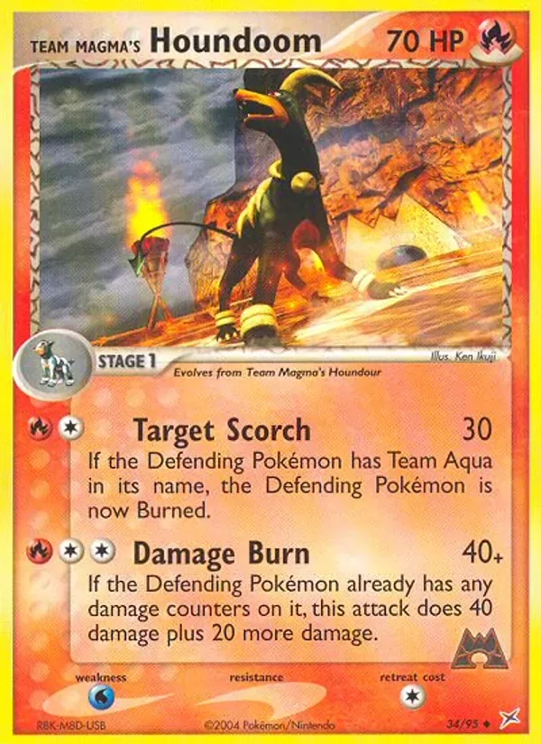 Team Magmas Hundemon