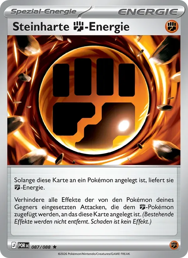 Steinharte Kampf-Energie