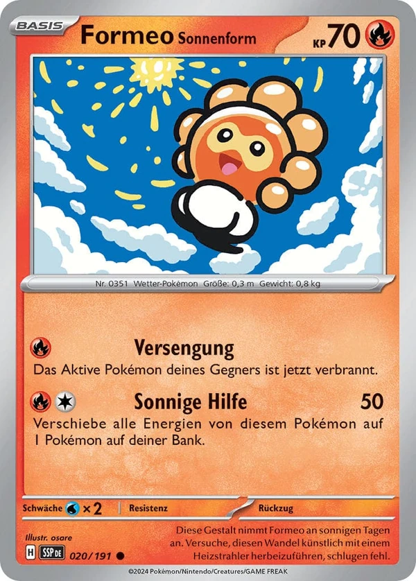 Castform Sunny Form