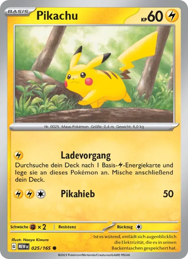 Pikachu MEW 25