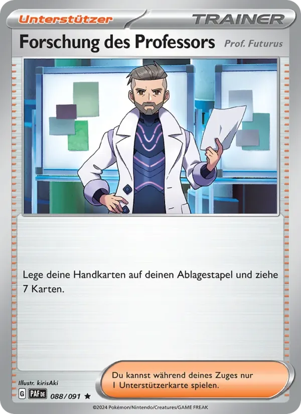 Forschung des Professors