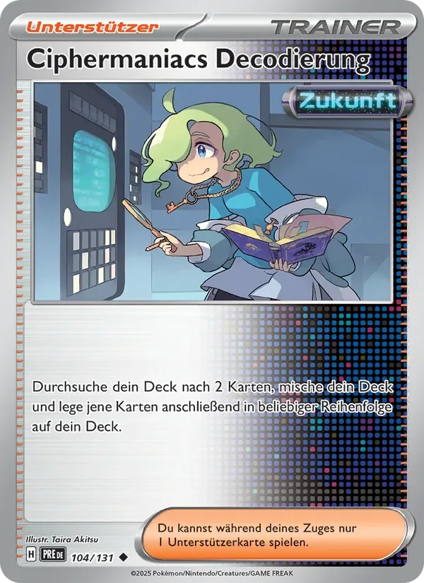Ciphermaniacs Decodierung PRE 104