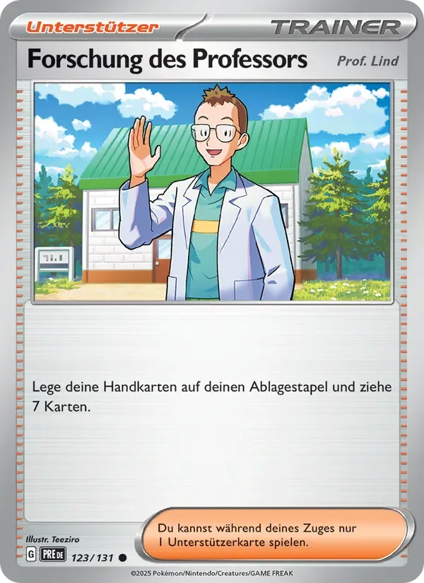 Forschung des Professors PRE 123