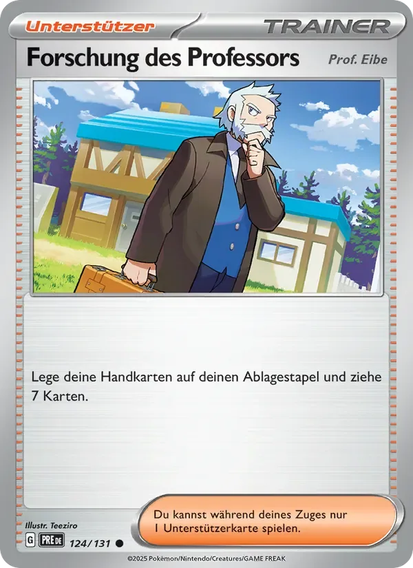 Forschung des Professors PRE 124