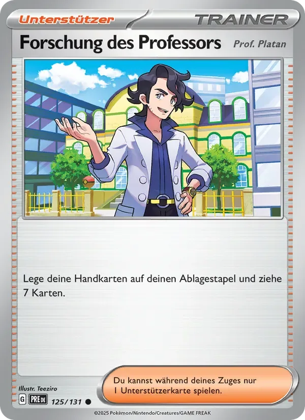 Forschung des Professors PRE 125