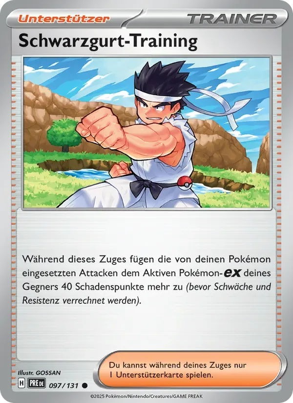 Schwarzgurt-Training PRE 97