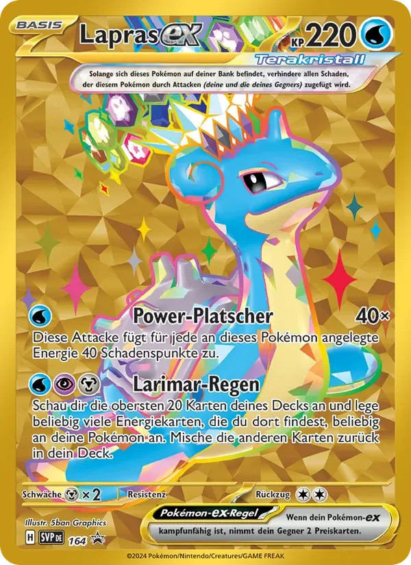 Lapras-ex SVP 164
