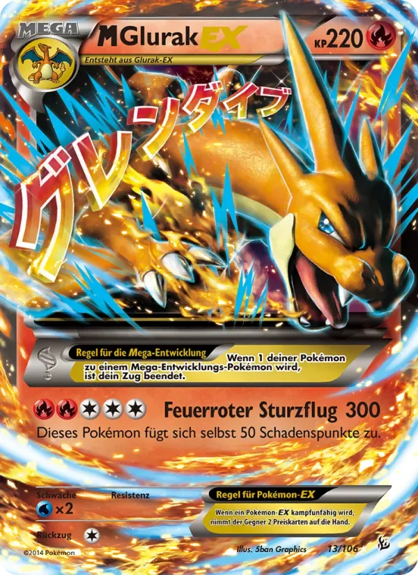 M-Dracaufeu EX FLF 13/106