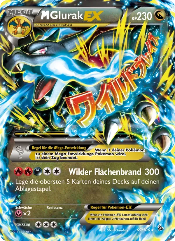 M Charizard EX FLF 69/106