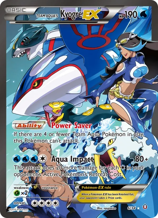 Kyogre-EX de la Team Aqua