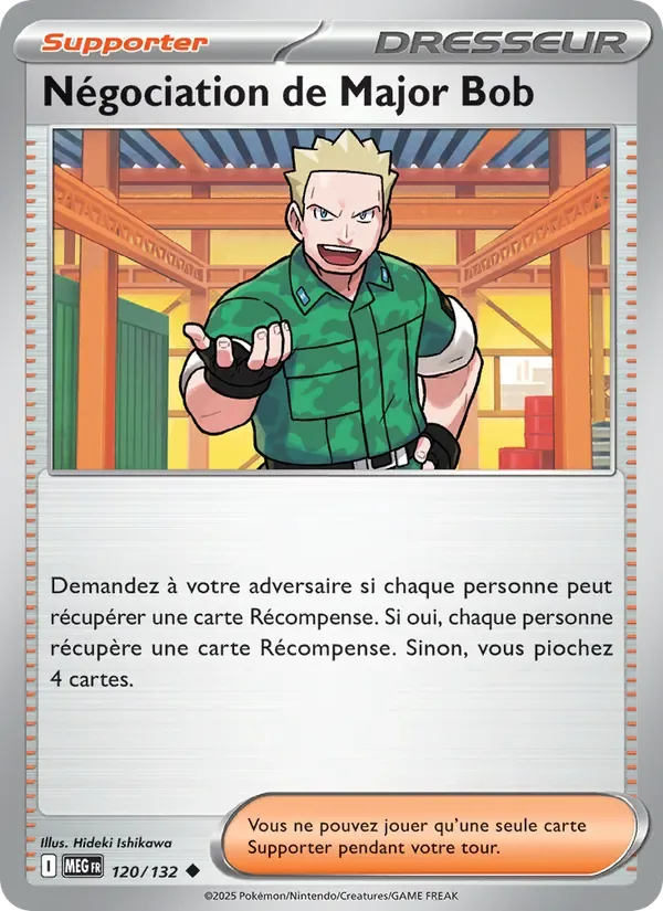 Négociation de Major Bob MEG 120