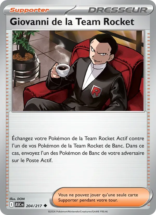 Giovanni de la Team Rocket ASC 204
