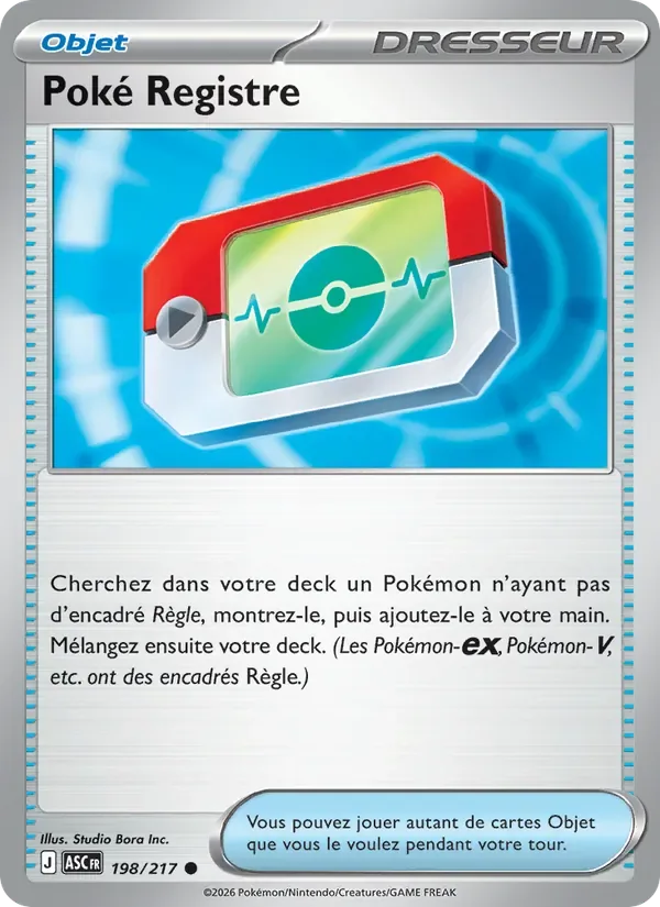 Poké Registre ASC 198