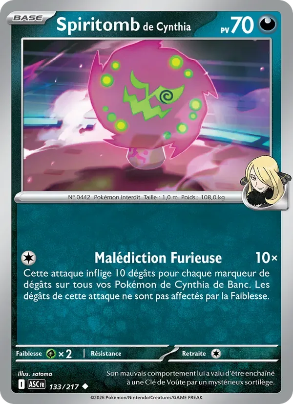 Spiritomb de Cynthia ASC 133
