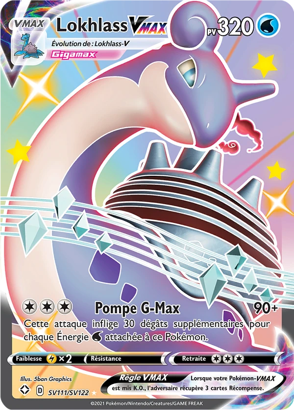 Lapras VMAX SHF:SV SV111/122